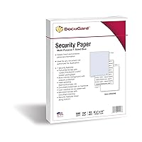 DocuGard Advanced Blue Multi-Purpose Security Paper, 7 Features, 8.5 x 11 Inches, 24 lb, 500 Sheets (04546)