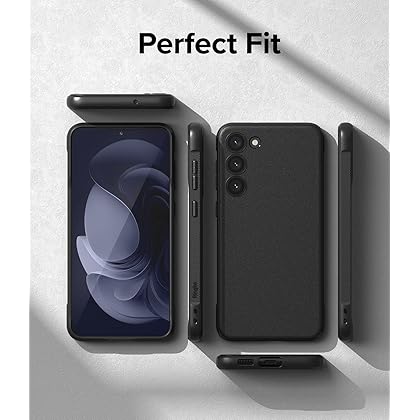 Ringke Onyx [Feels Good in The Hand] Compatible with Samsung Galaxy S23 Case 5G, Anti-Fingerprint Technology Non-Slip Enhanced Grip Smudge Proof Cover Designed for S23 Case - Black