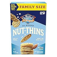 Nut-Thins Gluten Free Cracker Crisps, Hint Of Sea Salt, Family Size, Sea Salt, 7.7 oz