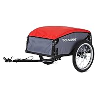 Schwinn Day Tripper and Porter Cargo Bike Trailer, Tow Behind, Not For Kids or Animals, Multiple Colors