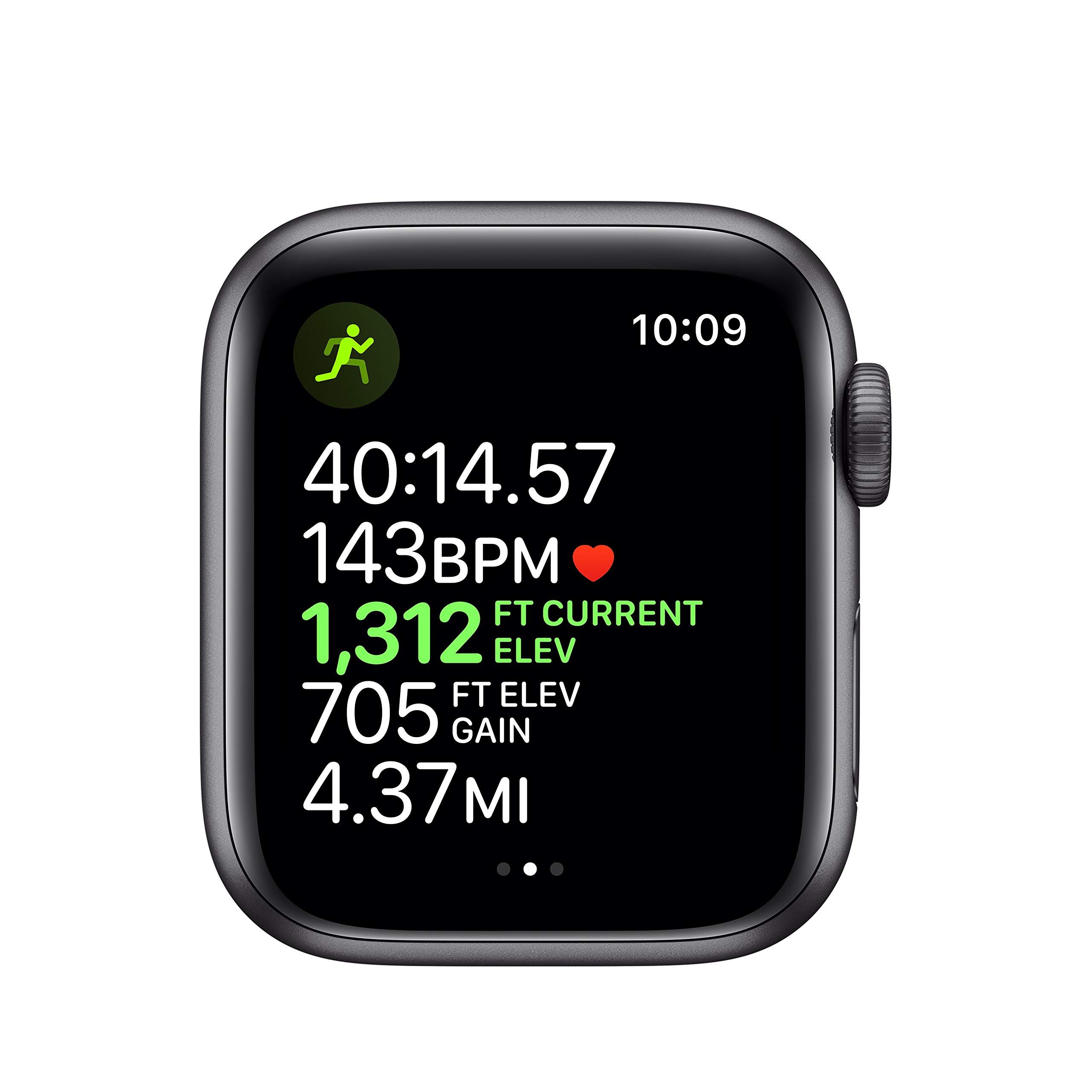Apple Watch Series 5 (GPS + Cellular, 44mm) - Space Gray Aluminum Case with Black Sport Band