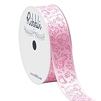Ribbli Satin Pink Baby Craft Ribbon,7/8-Inch x 10-Yard,Light Pink,Use for Hair Bows,Wreath,Birthday,Baby Shower,Diaper Cake,Gift Wrapping,Party Decoration,All Crafting and Sewing