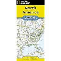 National Geographic North America Map (folded with flags and facts) (National Geographic Reference Map)