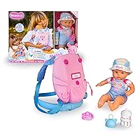Nenuco On A Walk with Mateo Baby Doll with Baby Carrier, Accessories for Babies, 14