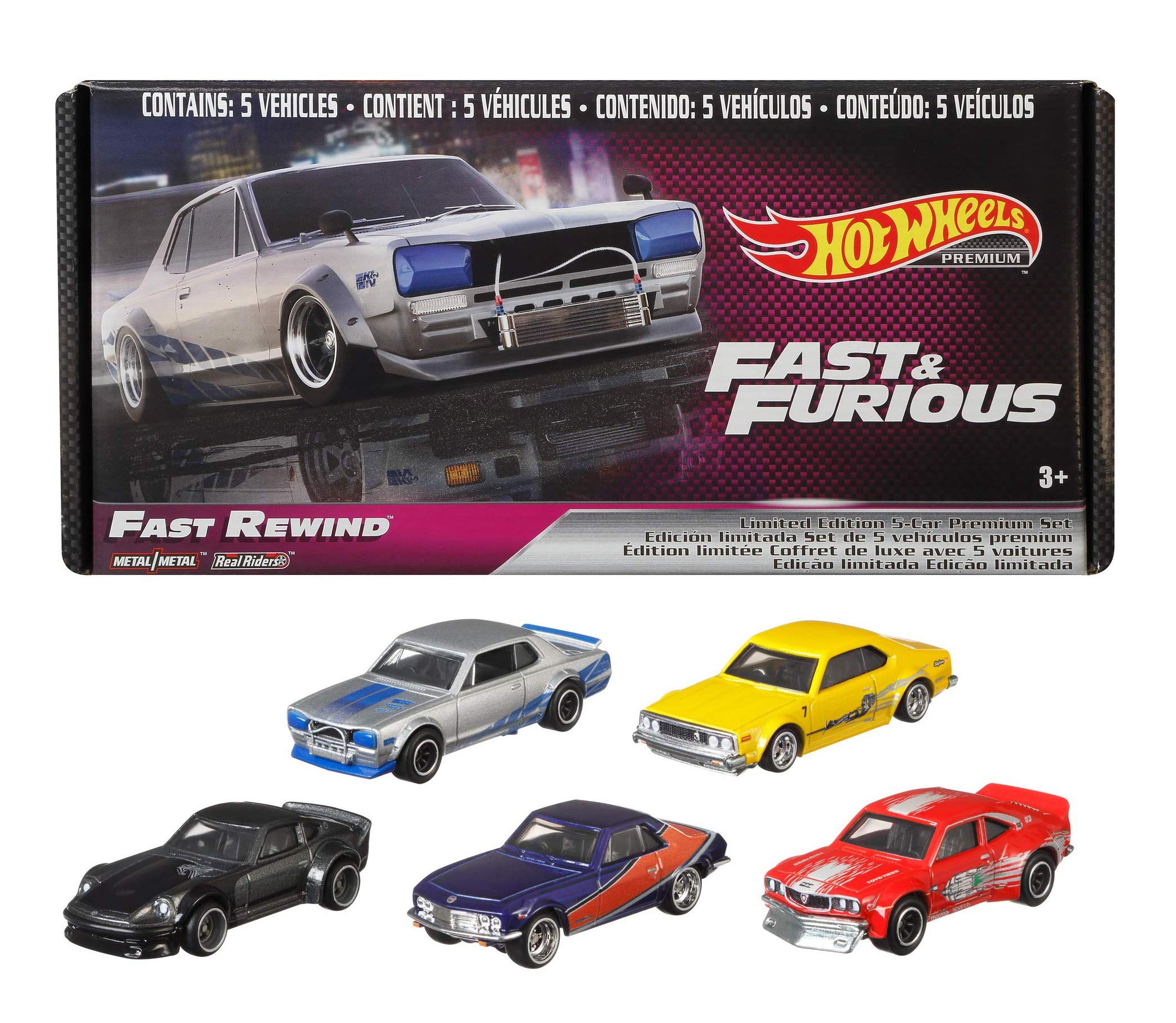 Mua Hot Wheels Fast & Furious Bundle, 5 Premium Vehicles from Fast & Furious Movie Series, 164
