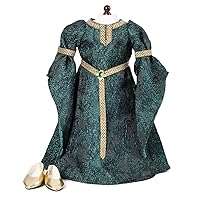 Celtic Princess Medieval Dress and Shoes Fits 18