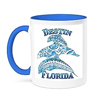 3dRose Tribal dolphins for your vacation to Destin Florida. - Mugs (mug_359305_11)