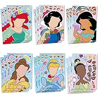 36Pcs Make Your Own Princess Toys Stickers Sheet,Princess Birthday Party Favors for Princess Birthday Party Supplies