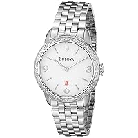 Bulova Women's 96R183 Analog Display Analog Quartz Silver Watch