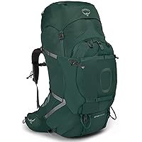 Osprey Aether Plus 100L Men's Backpacking Backpack, Axo Green, Small/Medium