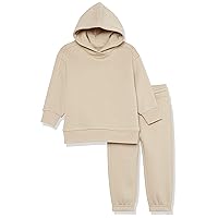 Amazon Essentials Unisex Kids and Toddlers’ Modern Sweat Set, Pack of 2