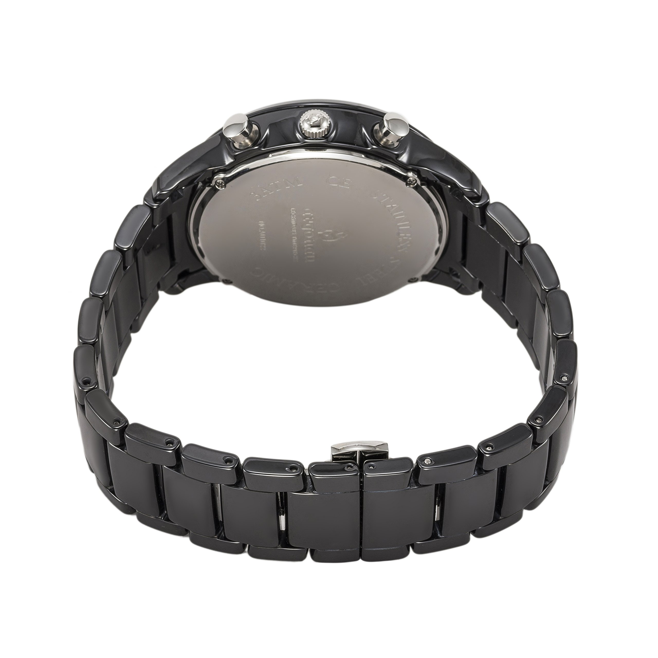 ARGONAU Unisex Erwachsene Analog Quarz Uhr mit Keramik Armband AU1022