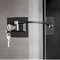 Original Fridge/Refrigerator Lock, French-Door/Cabinet Locks with