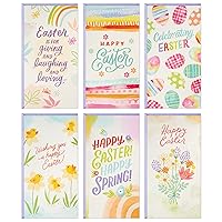 Hallmark Easter Gift Card Holder Assortment, Happy Easter (36 Money Holder Cards with Envelopes)