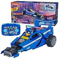Paw Patrol: The Mighty Movie, Remote Control Car with Molded Mighty Pups Chase, Kids Toys for Boys & Girls 3+