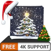 FREE Beauty Christmas Tree HD - Decorate your room with Beautiful Scenery on your HDR 4K TV, 8K TV and Fire Devices as a wallpaper, Decoration for Christmas Holidays, Theme for Mediation & Peace