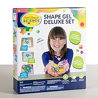 Steve Spangler Science Shape Gel Deluxe Kit – Hands-On Science Kit for Kids to Learn About Polymers, DIY Slime Kit for Classroom and Home Learning – STEM Activity for Ages 6+