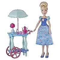 Disney Princess Cinderella Fashion Doll with Tea Cart Accessory