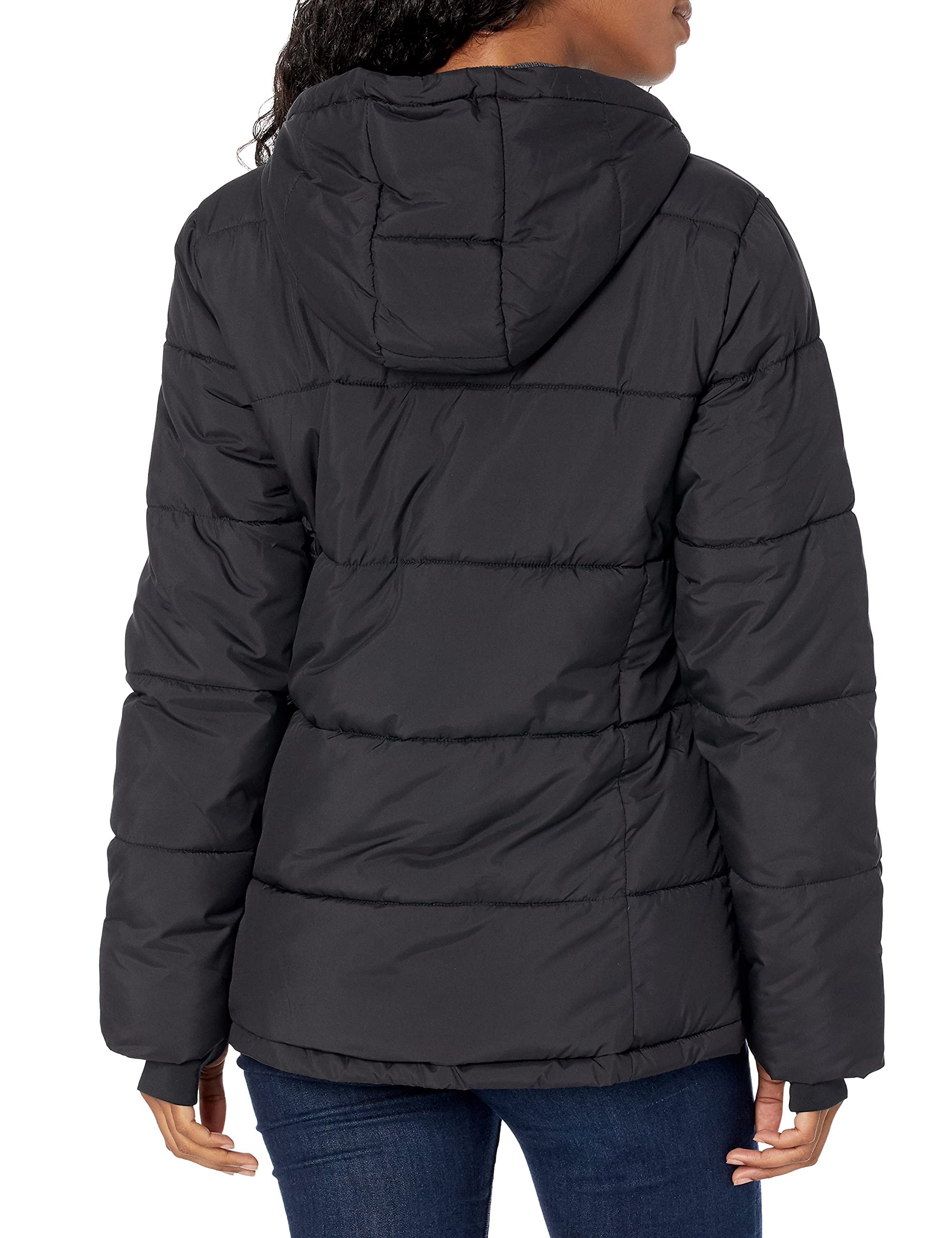 Amazon Essentials Women's Heavyweight Long-Sleeve Hooded Puffer Coat (Available in Plus Size)