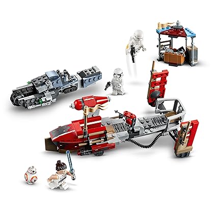 LEGO Star Wars: The Rise of Skywalker Pasaana Speeder Chase 75250 Hovering Transport Speeder Building Kit with Action Figures (373 Pieces)