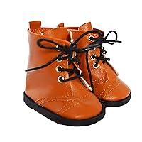 18 Inch Doll Boots- Stylish Boots for Your Kennedy and Friends 18 Inch Fashion Girl and Boy Dolls- Fits All 18 Inch Fashion Dolls (Brown)