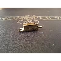 (Read Description Carefully) Monopoly - Deluxe Edition (Replacement Parts Only) Gold Looking Metal Game Token/Piece - Wheelbarrow