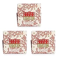 Greenwich Bay Cleansing Spa Soap, Shea Butter, and Cocoa Butter. Blended with Loofah and Apricot Seed, No Parabens, No Sulfates 6.35 Ounce (3 Pack) (Ocean Riche)