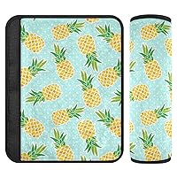Pineapples Car Seat Strap Covers for Baby Kids 2 PCS Car Seat Straps Shoulder Cushion Pads Protector Car Seat Accessories for Car Seats Stroller High Chair Straps
