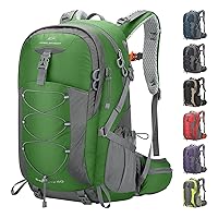 Maelstrom Hiking Backpack,Camping Backpack,40L Waterproof Hiking Daypack with Rain Cover,Lightweight Travel Backpack,Green