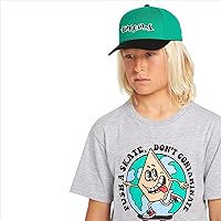 Volcom Boys' Demo Flexfit Hat, Synergy Green, One Size