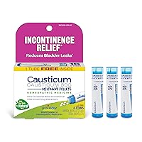 Boiron Causticum 30C Homeopathic Medicine for Incontinence Relief, and Reduces Bladder Leaks - 3 Count (240 Pellets)