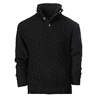 Gioberti Kids and Boys Mock Neck Pullover Knitted Sweater