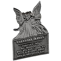 Cathedral Art Silver (Abbey & CA Gift) Guardian Angel Sun Visor Clip, One Size