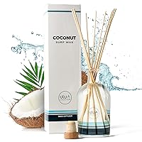 Ulu Lagoon 8oz Coconut Surf Wax Scented Reed Diffuser | The New Reed Diffuser from Will Make Any Room in Your Home, Office, or Apartment Smell Like a Tropical Oasis.