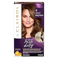 Age Defy Permanent Hair Dye, 6 Light Brown Hair Color, Pack of 1