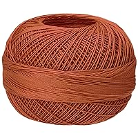 Handy Hands Lizbeth Premium Cotton Thread, Medium, Harvest Orange