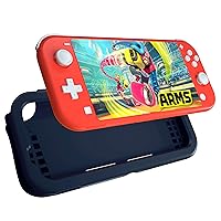 Switch Lite Silicone Case, Hanisfer Protective Case for Nintendo Switch Lite with Soft Ergonomical Grip and Shockproof Design for Switch Lite 2019 (Greyblue)