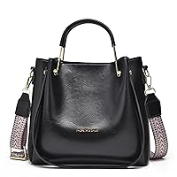 CTTOVIS Women Fashion Purses and Handbags Leather Crossbody Bag Multi-purpose Shoulder Bag with Colorful Strap
