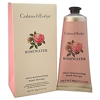 Crabtree & Evelyn Ultra-Moisturising Hand Therapy, Rosewater, 3.5 oz