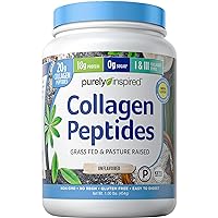 Collagen Powder | Purely Inspired Collagen Peptides Powder | Collagen Supplements for Women & Men | Collagen Protein Powder with Biotin | Paleo + Keto Certified | Unflavored, 1 lb (Packaging May Vary)