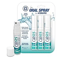 Oral Breath Spray, 0.31 Ounce (3 Count), Mint, Sugar Free, pH Balanced, Fights Bad Breath