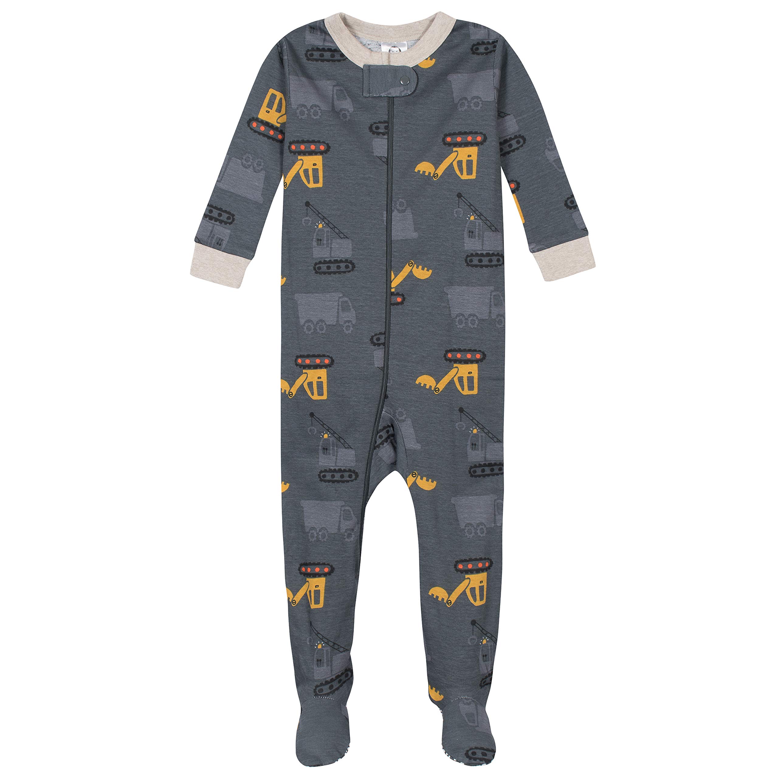 Gerber Baby Boys' 4-Pack Footed Pajamas