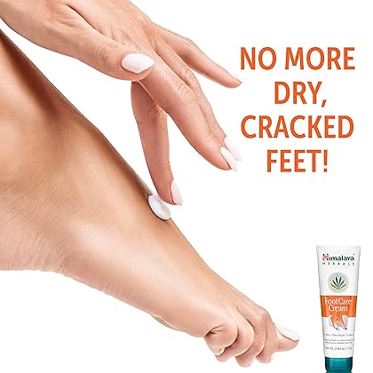 Himalaya FootCare Cream, Intense Moisturizing & Hydrating for Dry Feet and Cracked Heels, 2.64 oz