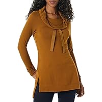 Amazon Essentials Women's Supersoft Terry Long-Sleeve Funnel Neck Tunic (Previously Daily Ritual)