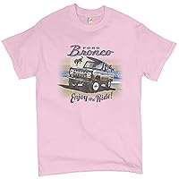 Ford Bronco T-Shirt Enjoy The Ride Offroad SUV Licensed Men's Novelty Shirt