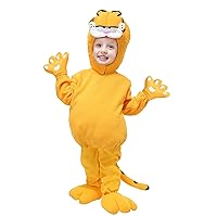 Toddler Garfield Costume - Size 2T Fleece Jumpsuit for Kids | Perfect Cat Character Cosplay from Comics