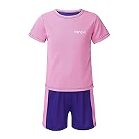 Kids Boys Soccer Jersey and Shorts Set Training Uniforms Children Boys Girls Quick Dry Sports Shirt Shorts Activewear