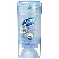 Secret Fresh Antiperspirant & Deodorant Clear Gel, Chill Ocean, 2.6 oz