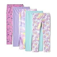 The Children's Place girls Assorted Printed Leggings 5 Pack
