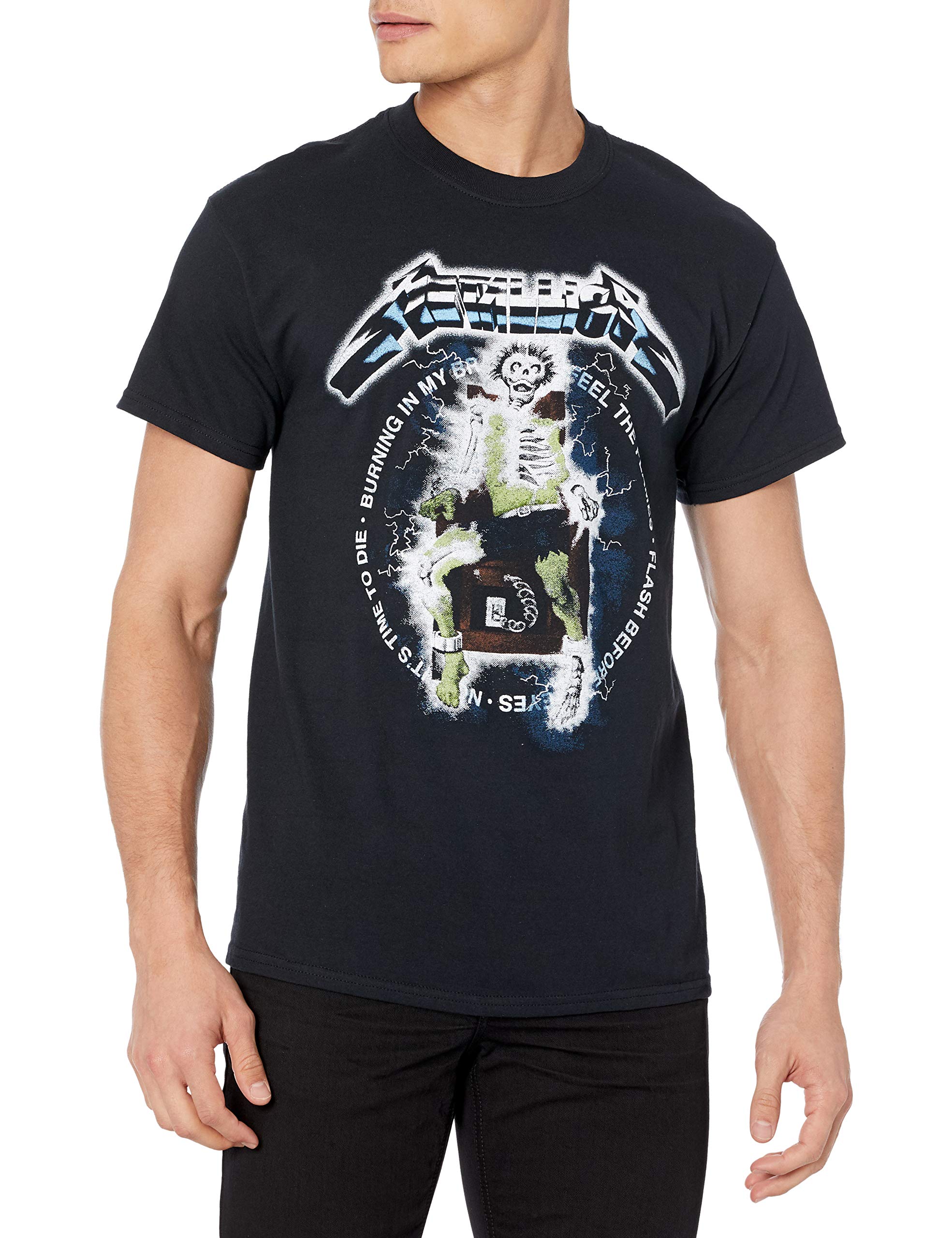 Metallica Men's Vintage Electric Chair T-Shirt